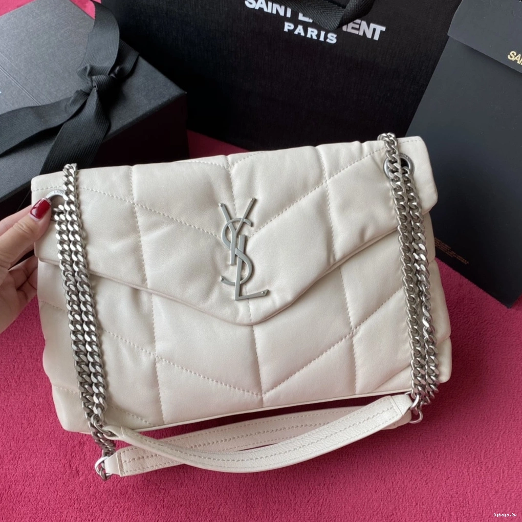 PUFFER SMALL LAMBSKIN IN BAG YSL QUILTED 0823